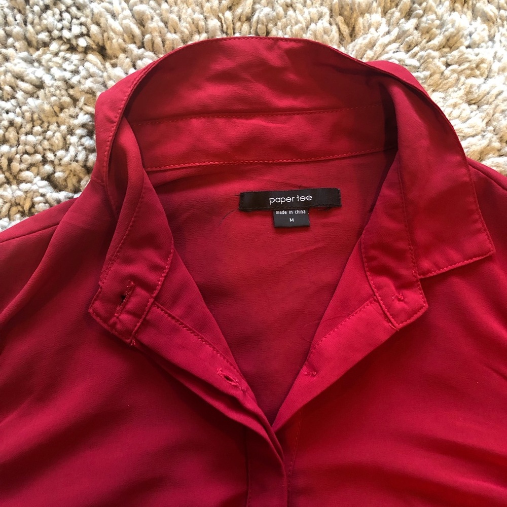 Red Blouse - Picture 2 of 3